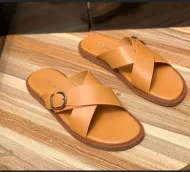 TCHIN CONFECTION ST sandale marron clair avec boucle