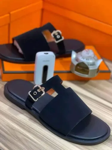 Sandales soft Tchin ST  Noir avec boucle sur le côté