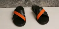 Sandales soft Tchin ST Orange-Noir