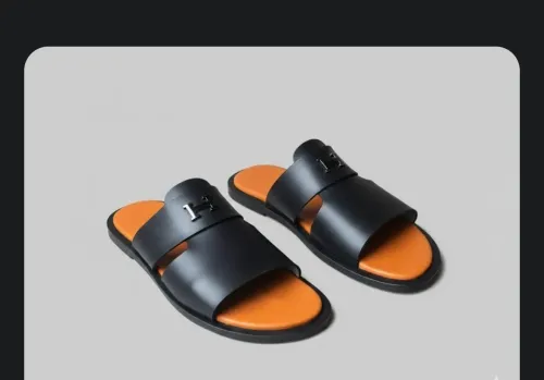 Sandales soft Tchin ST Babouche Noir et marron