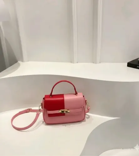 Sac à main Contrat Edition Rose et rose