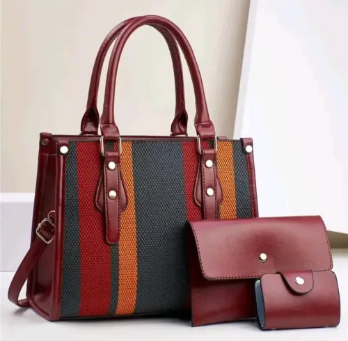 Ensemble Sac Maroquinerie Élégance Citadine  3-en-1  V1
