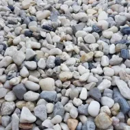 Gravier roulé multicolore naturel 20/40